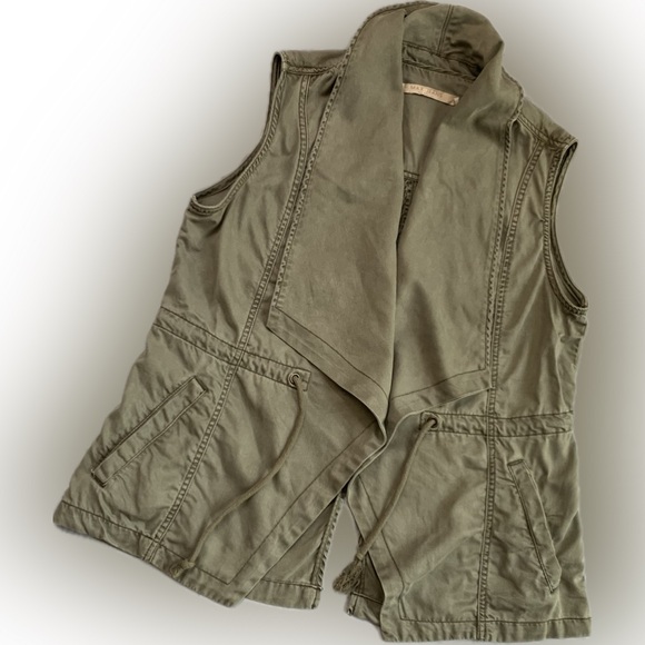 Max Jeans Jackets & Blazers - MAX JEANS vest, army green, large.